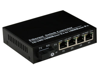 amortecedor de dados em linha portuário 256K do módulo SX/LX do transceptor da fibra ótica de 1000Mbps 4 SFP