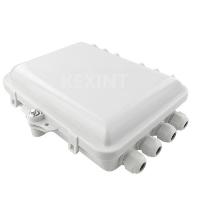 Caixa de distribuição de fibra óptica KEXINT KXT-16A FTTH 12 16 núcleos ao ar livre IP65 branco à prova d'água